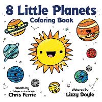 Book Cover for 8 Little Planets Coloring Book by Chris Ferrie