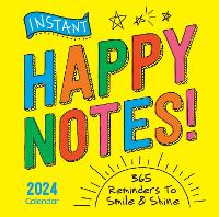 Book Cover for 2024 Instant Happy Notes Boxed Calendar by Sourcebooks