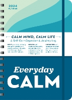 Book Cover for 2024 Everyday Calm Planner by Sourcebooks
