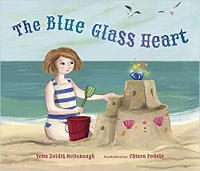 Book Cover for The Blue Glass Heart by Yona Zeldis McDonough