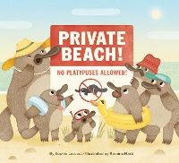 Book Cover for Private Beach: No Platypuses Allowed by Sophie Lescaut