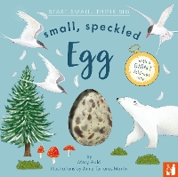 Book Cover for Small, Speckled Egg with a giant fold-out map by Mary Auld