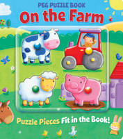Book Cover for Peg Puzzle Book - On the Farm by Emily Smith