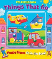 Book Cover for Peg Puzzle Book - Things That Go by Emily Smith