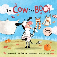 Book Cover for The Cow Said BOO! by Lana Button