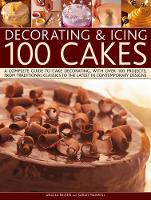 Book Cover for Decorating and Icing 100 Cakes by Angela Nilsen