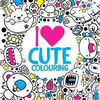 Book Cover for I Heart Cute Colouring by Jess Bradley