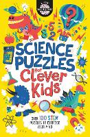 Book Cover for Science Puzzles for Clever Kids by Gareth Moore, Chris Dickason, Damara Strong