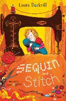 Book Cover for Sequin and Stitch by Laura Dockrill