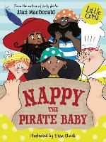 Book Cover for Nappy the Pirate Baby by Alan MacDonald