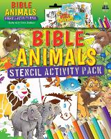 Book Cover for Bible Animals Stencil Activity Pack by Tim Dowley