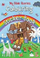 Book Cover for My Bible Stories Colouring and Sticker Book by Juliet David