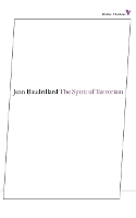 Book Cover for The Spirit of Terrorism by Jean Baudrillard