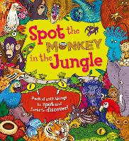 Book Cover for Spot the Monkey in the Jungle by Stella Maidment