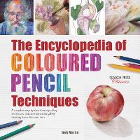 Book Cover for The Encyclopedia of Coloured Pencil Techniques by Judy Martin