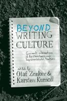 Book Cover for Beyond Writing Culture by Olaf Zenker