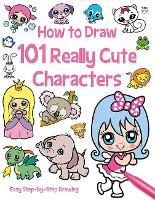 Book Cover for How to Draw 101 Cute Characters by Nat Lambert