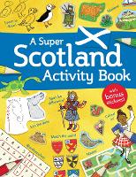 Book Cover for A Super Scotland Activity Book by Susana Gurrea