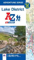 Book Cover for Lake District Adventure Atlas by AZ Maps