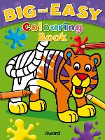 Book Cover for Big & Easy Colouring Books by Angela Hewitt