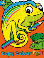 Book Cover for Copy Colour Fun: Chameleon by Angela Hewitt