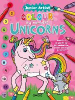 Book Cover for Junior Artist Colour By Numbers: Unicorns by Angela Hewitt