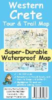 Book Cover for Western Crete Tour & Trail Super-Durable Map by Jan Kostura