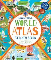 Book Cover for World Atlas Sticker Book by David Dean
