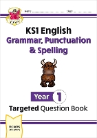 Book Cover for KS1 English Year 1 Grammar, Punctuation & Spelling Targeted Question Book (with Answers) by CGP Books