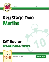 Book Cover for KS2 Maths SAT Buster 10-Minute Tests - Book 1 (for the 2024 tests) by CGP Books