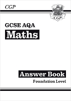 Book Cover for GCSE Maths AQA Answers for Workbook: Foundation by CGP Books