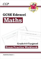 Book Cover for GCSE Maths Edexcel Grade 8-9 Targeted Exam Practice Workbook (includes Answers) by CGP Books