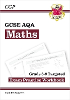 Book Cover for GCSE Maths AQA Grade 8-9 Targeted Exam Practice Workbook (includes Answers) by CGP Books