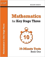 Book Cover for Mathematics for KS3: 10-Minute Tests - Book 1 (including Answers) by CGP Books