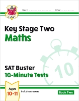 Book Cover for KS2 Maths SAT Buster 10-Minute Tests - Book 2 (for the 2024 tests) by CGP Books