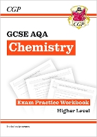 Book Cover for GCSE Chemistry AQA Exam Practice Workbook - Higher (includes answers) by CGP Books