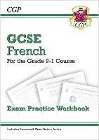 Book Cover for GCSE French Exam Practice Workbook (includes Answers & Free Online Audio) by CGP Books