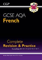 Book Cover for GCSE French AQA Complete Revision & Practice by CGP Books