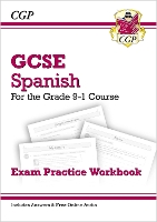 Book Cover for GCSE Spanish Exam Practice Workbook by CGP Books