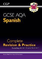 Book Cover for GCSE Spanish AQA Complete Revision & Practice by CGP Books