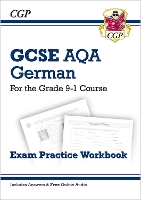 Book Cover for GCSE German AQA Exam Practice Workbook (includes Answers & Free Online Audio) by CGP Books