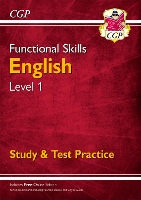 Book Cover for Functional Skills English Level 1 - Study & Test Practice by CGP Books