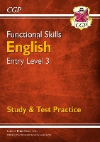 Book Cover for Functional Skills English Entry Level 3 - Study & Test Practice by CGP Books