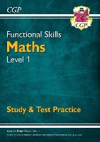 Book Cover for Functional Skills Maths Level 1 - Study & Test Practice by CGP Books