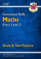 Book Cover for Functional Skills Maths Entry Level 3 - Study & Test Practice by CGP Books