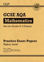 Book Cover for GCSE Maths AQA Practice Papers by CGP Books