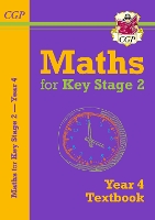 Book Cover for KS2 Maths Year 4 Textbook by CGP Books