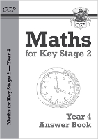 Book Cover for KS2 Maths Answers for Year 4 Textbook by CGP Books
