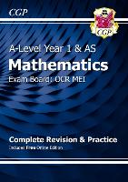 Book Cover for AS-Level Maths OCR MEI Complete Revision & Practice (With Online Edition) by CGP Books