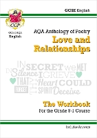 Book Cover for GCSE English Literature AQA Poetry Workbook: Love & Relationships Anthology (includes Answers) by CGP Books